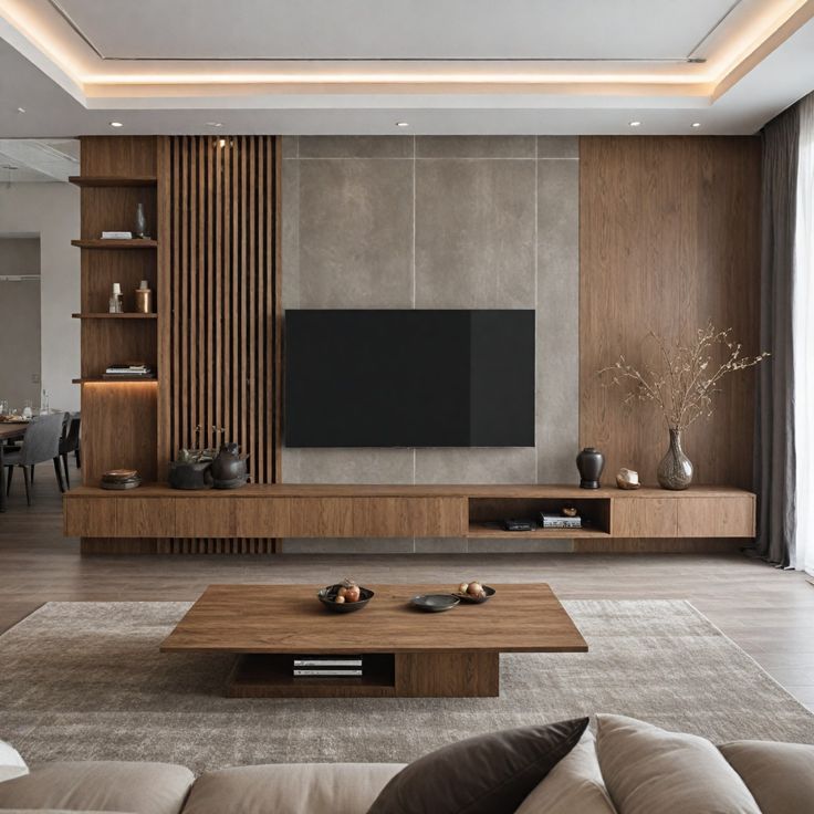 Wooden TV Unit